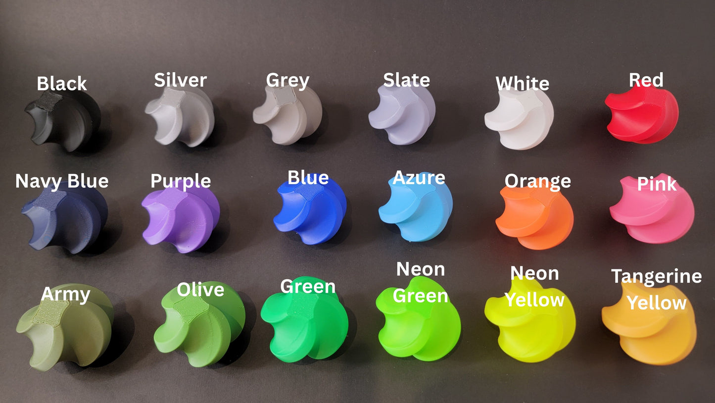 Colours available for Paw Paw Sniff scent hides used in nose work training and competition