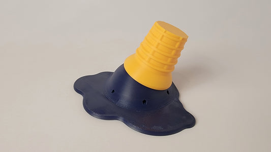 Ice cream cone shaped scent container, nose work hide for ground searches