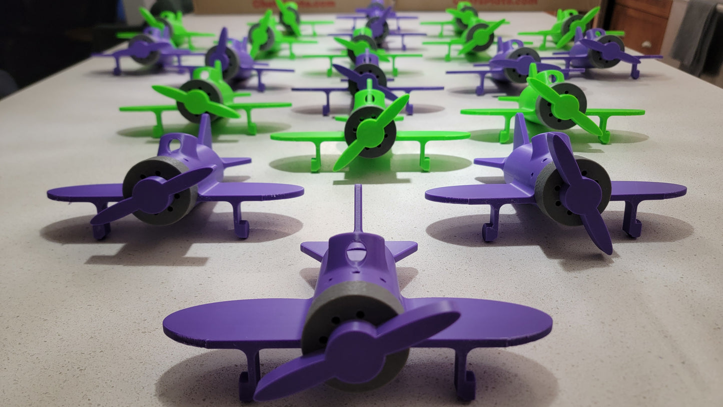 Airplane shaped scent container for K9 nose work and scent detection training