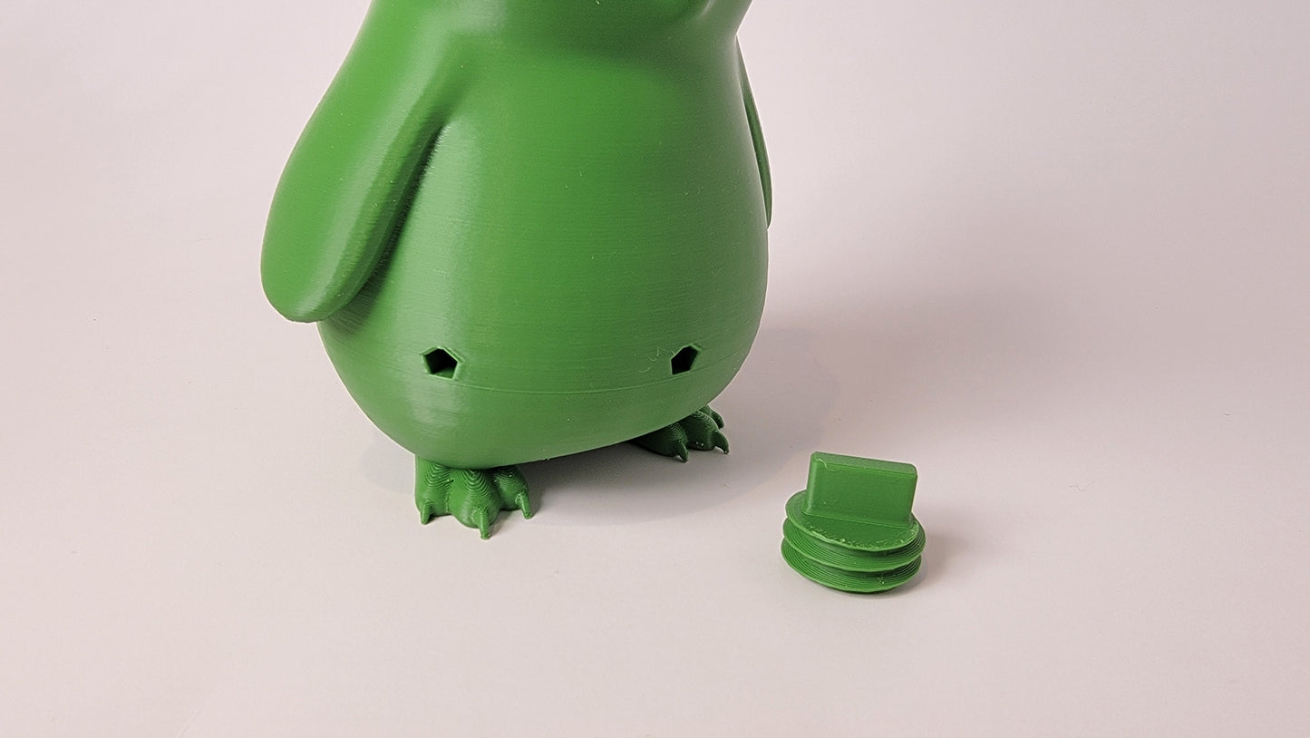 Easter bunny nose work hide side view showing scent container detail