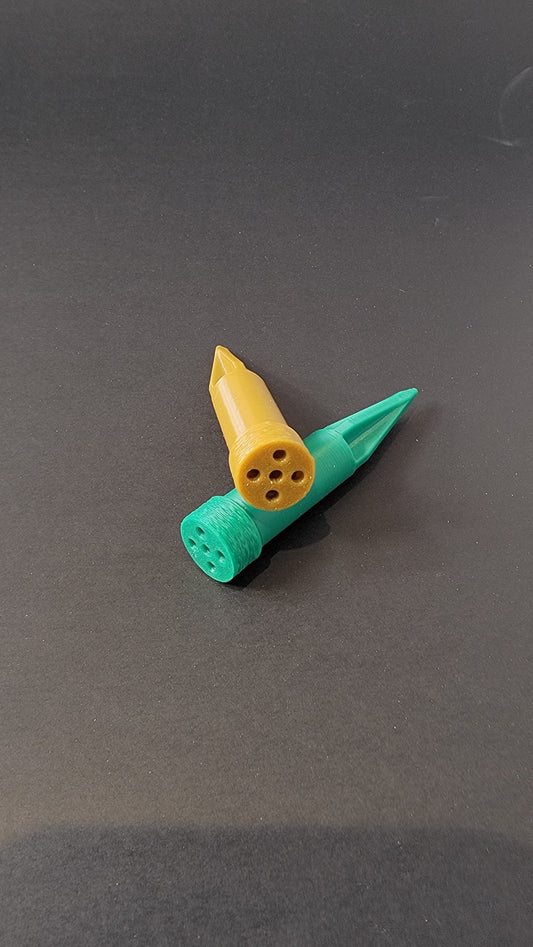 Spike scent hide for Getxent tubes and Q-tips, nose work training container