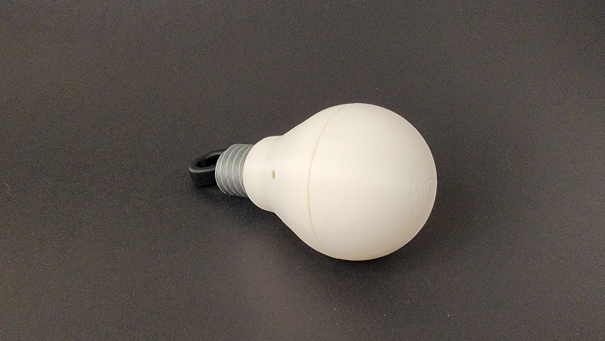 Light bulb hide for ground search nose work training, K9 detection container