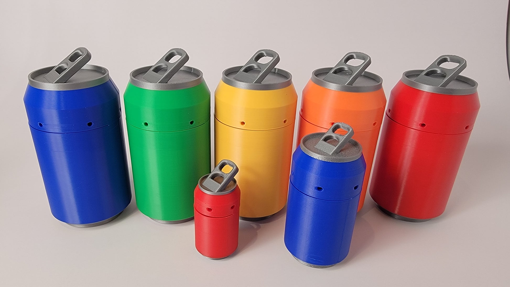 Pop can hide in use during K9 nose work aerial search exercise