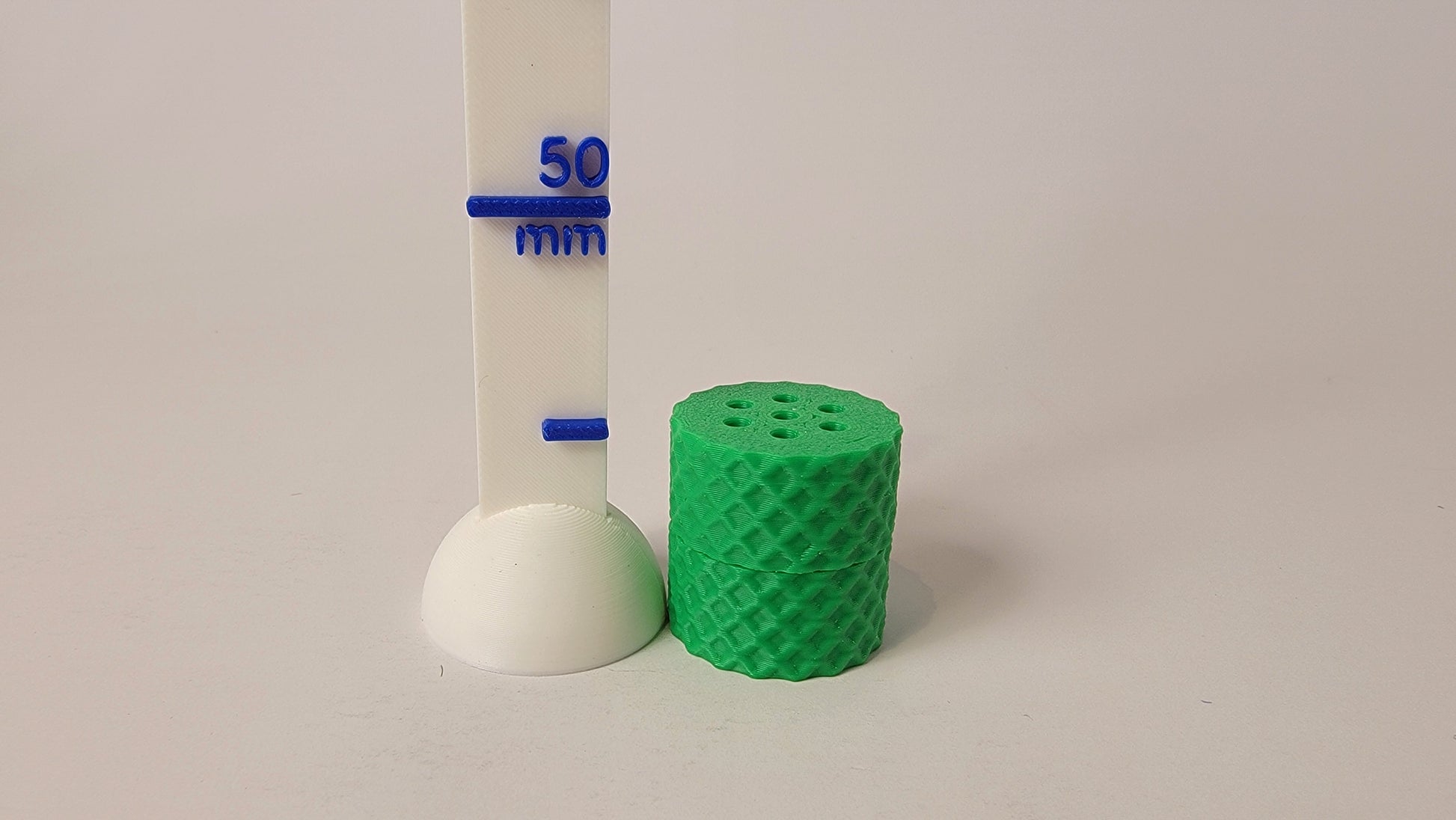 Mini nose work scent containers showing size, small hide set for K9 detection