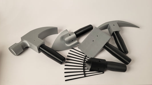 Tools-themed nose work scent container hide set, K9 scent detection training