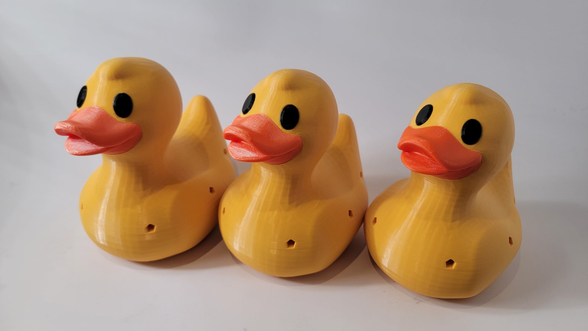 Toy duck hide for ground search nose work training, ABS plastic scent container