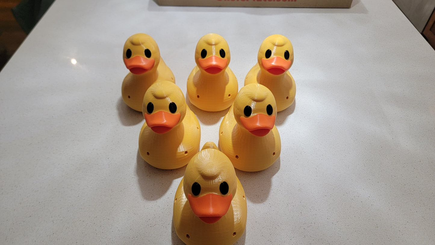 Toy duck scent hide set for nose work training and competition